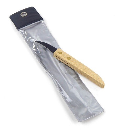 Cuchillo curvo para Jin mango madera RYUGA 160 mm