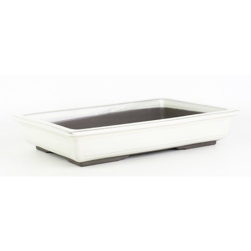 Tiesto YOKKAICHI rectangular blanco esmaltado 25x17x5,5 cm